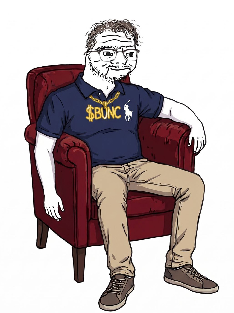 The UNC, a $BUNC character portrait